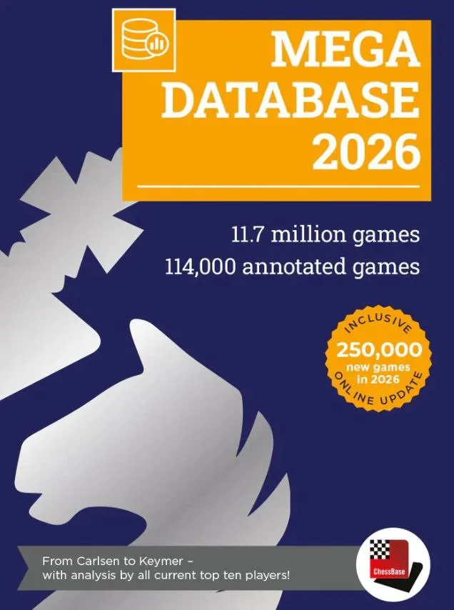ChessBase Mega Database 2026 – دیتابیس شطرنج 11.7 میلیونی