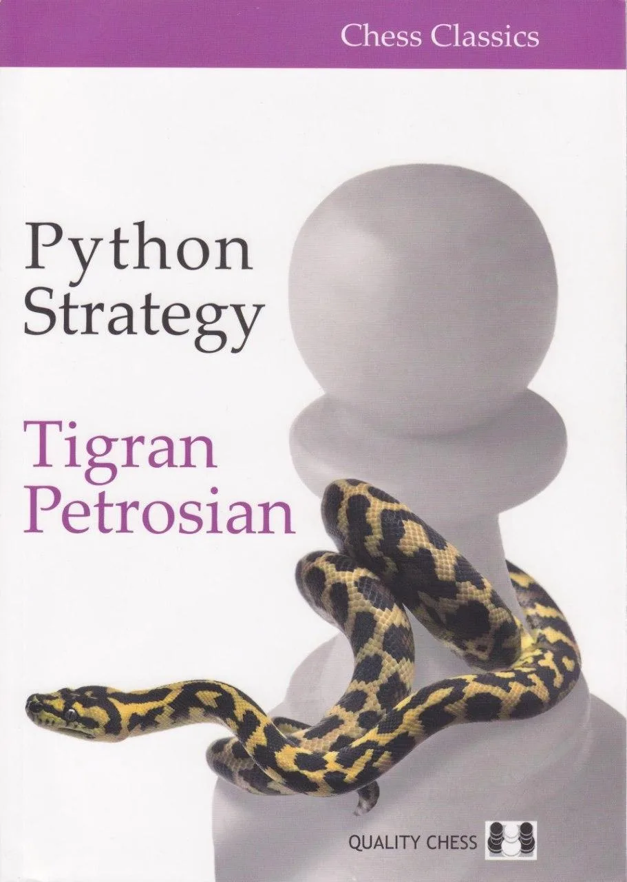 کتاب Python Strategy اثر استاد بزرگ Tigran Petrosian – آموزش استراتژی و دفاع شطرنج به زبان انگلیسی، با امکان تدریس فارسی VIP اختیاری