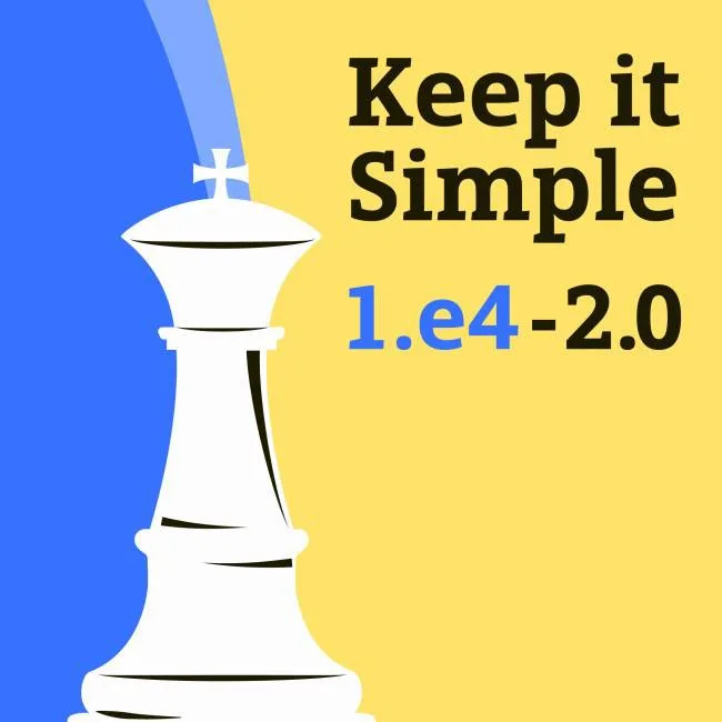 پکیج ویدئویی شطرنج Keep It Simple Sielecki برای یادگیری شروع بازی با e4، شامل ویدئوهای آموزشی، فایل PGN تمرینی و امکان تدریس فارسی VIP توسط مربی بین‌المللی، مناسب مبتدیان و علاقه‌مندان به پیشرفت سریع در شطرنج
