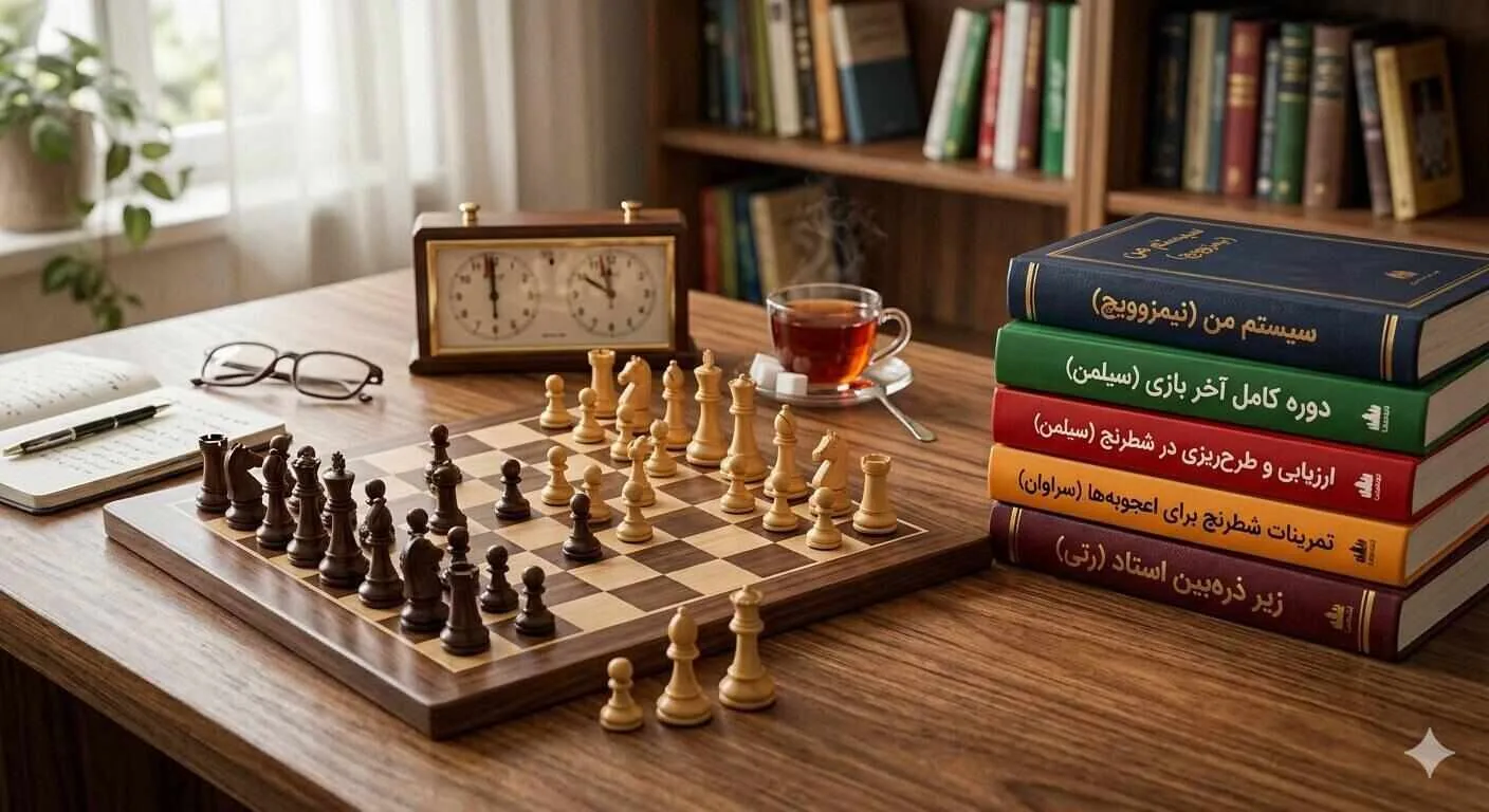 ۵ کتاب حیاتی که هر شطرنج‌